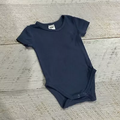 Baby Boys Sz 0-3 Mths 000 Blue One-piece Cotton • $3.90