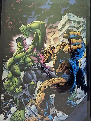 Vintage  Hulk Vs Thing Poster #164 Unused 1994 22x34 Marvel Comics • $39.99