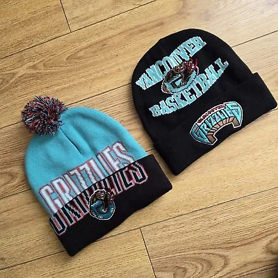 Vancouver Grizzlies Double Take Pom Knit + Team Origins MITCHELL & NESS Beanies • $29.99