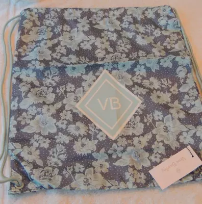 Vera Bradley Reactive Drawstring Backsack Backpack Rain Garden 28071-V72 NWT NEW • $14