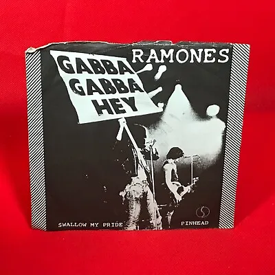 THE RAMONES Swallow My Pride 1977 UK 3-track 7  Vinyl Single Original 45 ~ • £47.07
