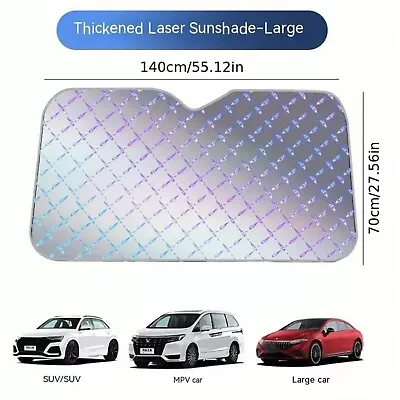 Car Windscreen Sun Shade Window Windshield Visor Cover Large Front Sunshade • $23