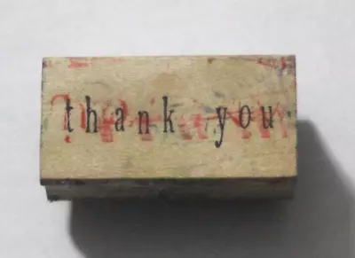 Thank You Rubber Stamp By Memory Box • $7.99