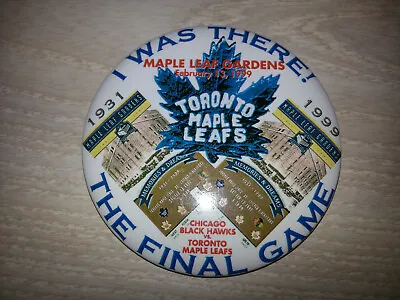 Maple Leaf Gardens  The Final Game  Pin • $30