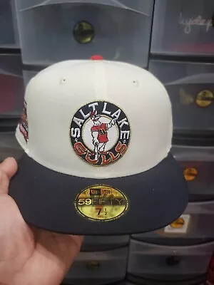 Salt Lake City MILB Gulls Fitted Hat 5950 7 1/2. • $10.50