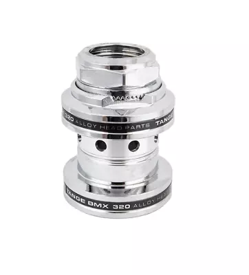 Tange 1  BMX Headset  MX320 In High Polish Silver Fits BMX Old School • £45.99