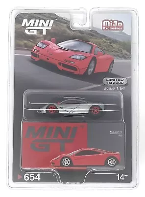 Chase! Mini GT 1:64 McLaren F1 Red Diecast Model Car MGT00654 • $54.99