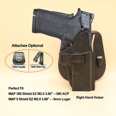 Holster For M&P 380 Shield EZ Smith & Wesson SW MP Shield Ez 380 MP 9 Shield Ez • $22.90