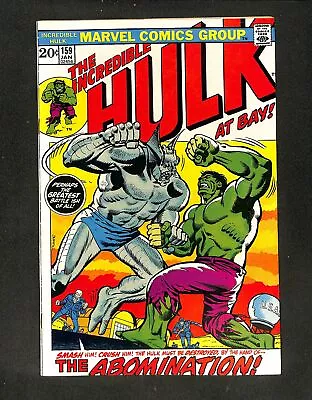 Incredible Hulk (1962) #159 Abomination Appearance! Marvel 1973 • $6.50