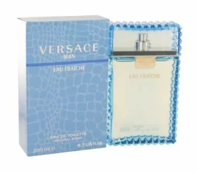 Versace Eau Fraiche Men 6.7 6.8 Oz 200 Ml Eau De Toilette Spray NIB Sealed • $73.98