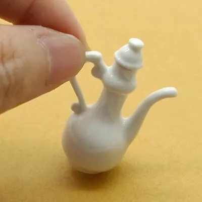 Miniature European Style Plain White Porcelain Ceramic Teapot - TP027 • $3.45