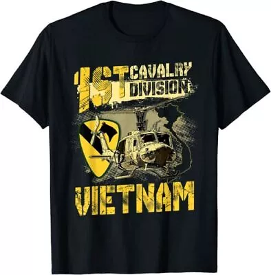 New Uh1 Huey Helicopter 1st Division Vietnam Veteran Funny T-Shirt USA Tee S-5XL • $18.99