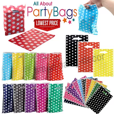 £2.98 • Buy Plastic Carrier Bags Coloured Strong Patch Handle Small Medium Large Extra Large