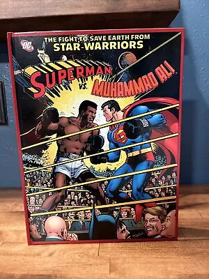 SIGNED Superman Vs. Muhammad Ali OVER-SIZED GIANT SIZE HC • $725