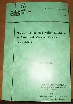 Geology Pennsylvania Venango Forest Counties Red Valley Sandstone Formation Pags • $7.79