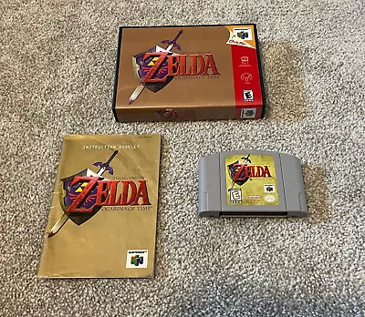 Legend Of Zelda: Ocarina Of Time (Nintendo 64 1998) • $60