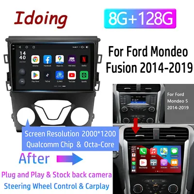 For 2014-19 Ford Fusion Mondeo Android Stereo Radio GPS Navigation Qualcomm Chip • $479.99