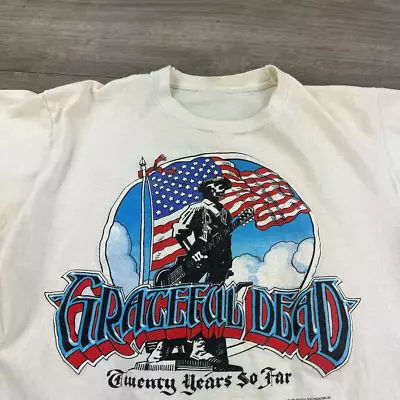 Vintage 80s Grateful Dead Twenty Years So Far T-shirt S-4XL 1985 U2613 • $23.74