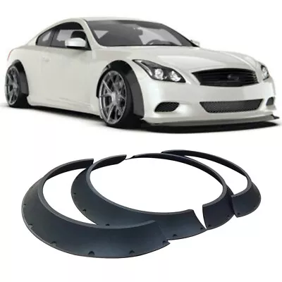 Car Fender Flares Flexible Durable Wide Body Wheel Arches For Infiniti G35 G37 • $99.05