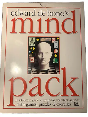 Edward De Bono's Mind Pack Games Interactive Guide Games Puzzles & Exercises • $12.74