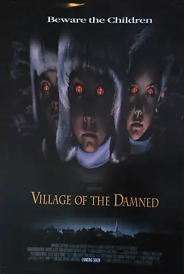 Village Of The Damned Poster Original Cinema Issue Uk Mini Quad Horror Free P&p • £7.99