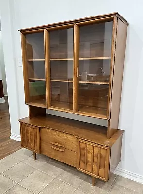 Vintage Mid Century Modern Floating Hutch Display Cabinet • $1500