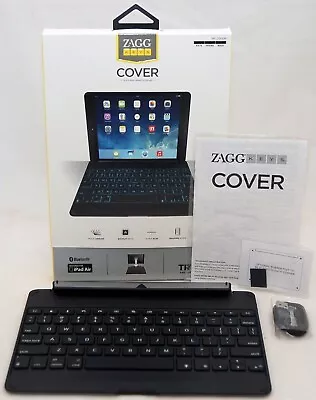 NEW Zagg Cover IPad Air 1ST GEN Bluetooth Keyboard Backlit Keys Hinged Case Dock • $28.45