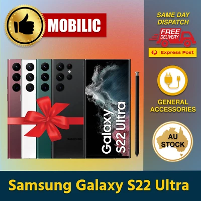 $1049 • Buy Samsung Galaxy S22 Ultra 5G 128GB - 512GB (S908E) [AU MODEL][PRISTINE CONDITION]
