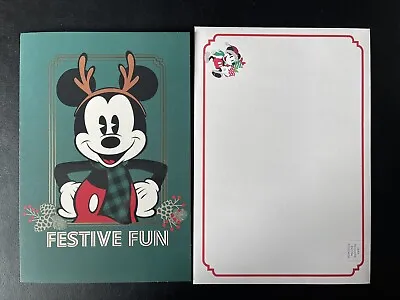 Disney Christmas Card Hallmark Mickey Mouse New • £3.99