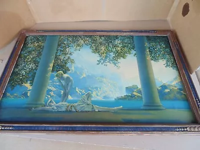 Maxfield Parrish Original Daybreak Lithograph And Frame-1923 Large SZ • $300
