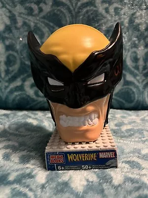 Brand New Sealed WOLVERINE Head Mega Bloks 1907 MARVEL X-MEN Minifigure 2004 • $39.95