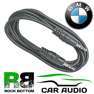 £3.95 • Buy BMW X5 X3 X1 MINI Z4 M3 M5 M6  3.5mm IPod IPhone MP3 AUX IN Car Lead Cable