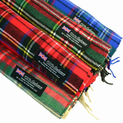 Mens Womens Royal Stewart SCOTLAND 100% CASHMERE Scarf Scarves Check Plaid Wool • $7.99