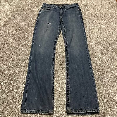 Cinch Ian Jeans Mens 31x34 Denim Slim Fit Bootcut Western Cowboy Rodeo Workwear • $24.99