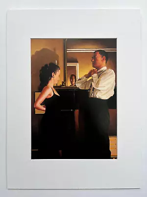 Jack Vettriano MOUNTED Print -  Between Darkness And Dawn  16  X 12  *Rare* • £17.50