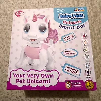 Robo Pets Unicorn Smart Bot Remote Control Talks Dances Sit Your Own Pet Unicorn • $26.99