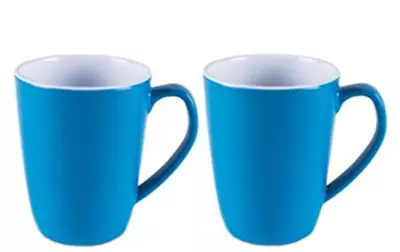 Kampa SET OF 2 Summer Melamine Kitchen Camping Mug Set VIVID BLUE MM0050 • £4.50