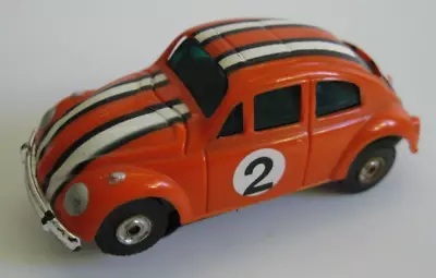 Vintage HO Scale Slot Car Volkswagen Orange White Stripes  See Description  • $24.50