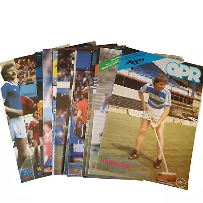 Queens Park Rangers 1981/82 Programmes - 19 League 2 League Cup + 3 FA Cup • £11.99