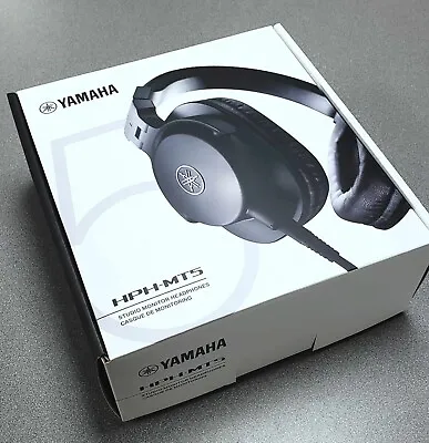 Yamaha HPH-MT5 40mm Professional Studio Monitor Headphones Black • $79.99