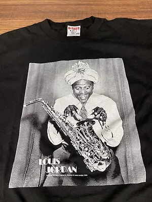 Jazz T Shirt 2XL Vintage Louis Jordan Music NOS • $149.99