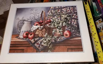 Quilt Pitcher And Apples By T.C. Chiu [8  × 10 ] Art Print NEW And Sealed  • $7.66