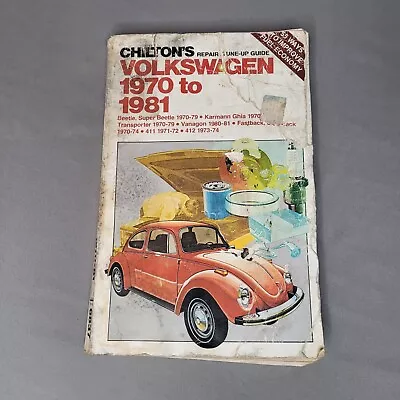 Chilton Volkswagen 1970-1981 Repair Tune-Up Guide 6837 Shop Manual Service Book • $15.74
