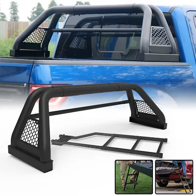 Adjustable Truck Roll Sport Bar Chase Rack Bed Bar For 1997-2023 Ford F-150 • $377.99