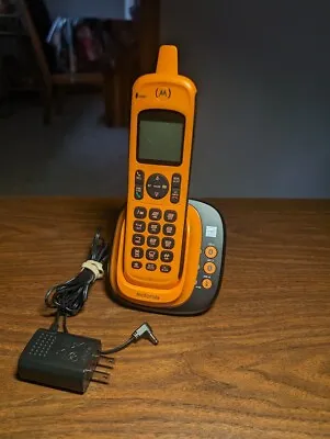 Motorola XT801 DECT 6.0 Waterproof Cordless Phone With Connect Cell - Orange • $29.95