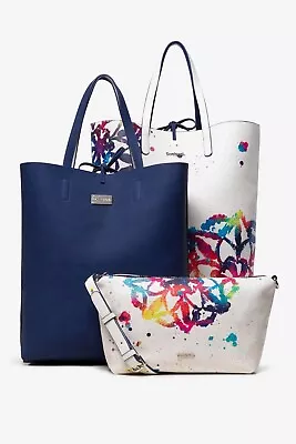 Desigual Multicolored Tote And Crossbody New Summer Rainbow Purse Shoulder Bag • $50
