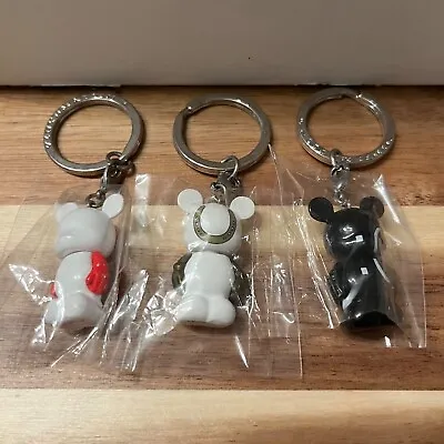 Disney Vinylmation 3 Three 1.5  Keychain Lot Lucky Horseshoe Dice Meme Emoji • $8.50