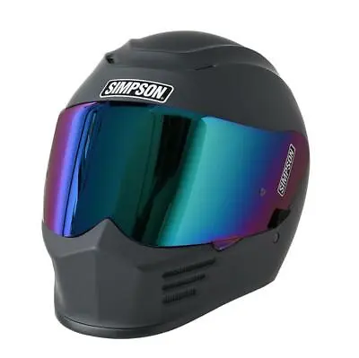 Simpson Speed Bandit Full Face Helmet - MATTE BLACK All Sizes • $288.95