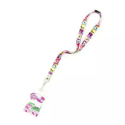 My Little Pony ID Holder Lanyard Keychain Hasbro Rainbow Dash Pinkie Pie Apple  • $9.95