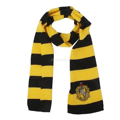 $8.39 • Buy Harry Potter Vouge Hufflepuff House Cosplay Knit Costume Scarf Wrap